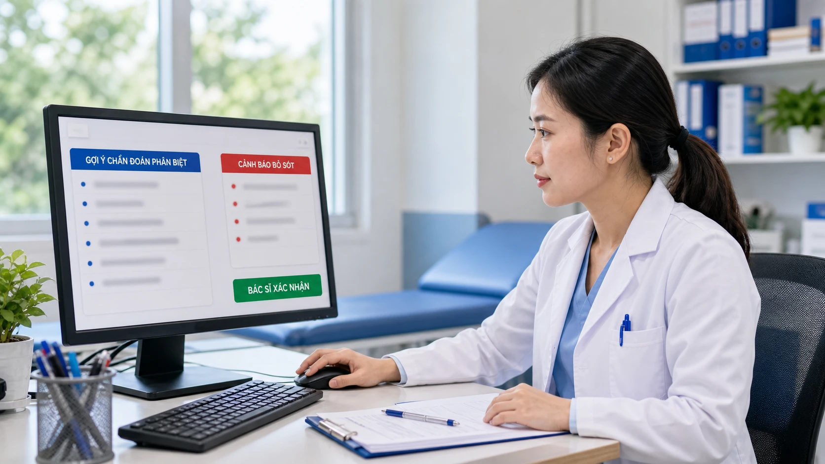 AI second opinion gợi ý chẩn đoán phân biệt trong EMR, bác sĩ chốt cuối