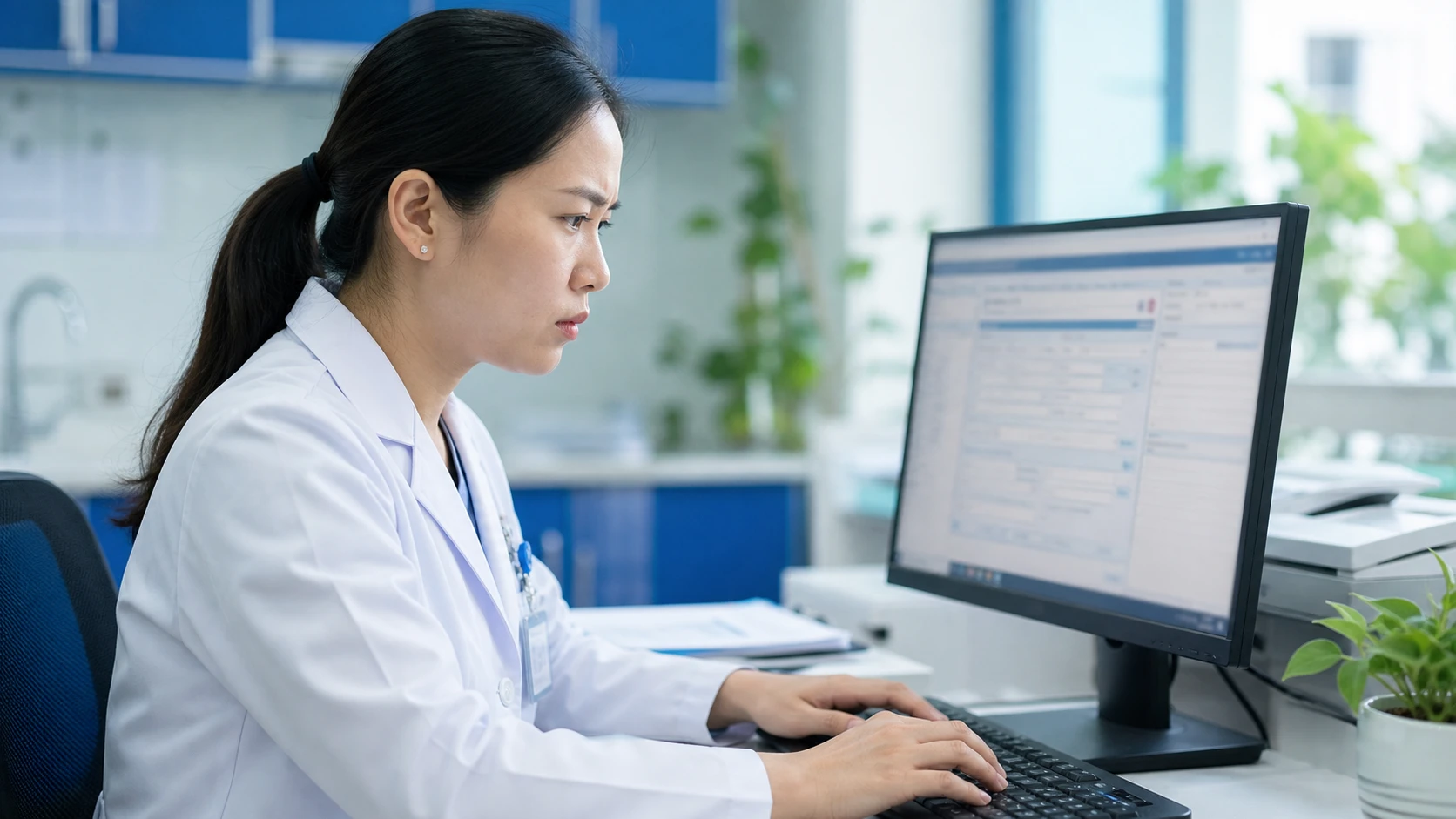 Bác sĩ làm quen thao tác bệnh án điện tử tuần đầu
