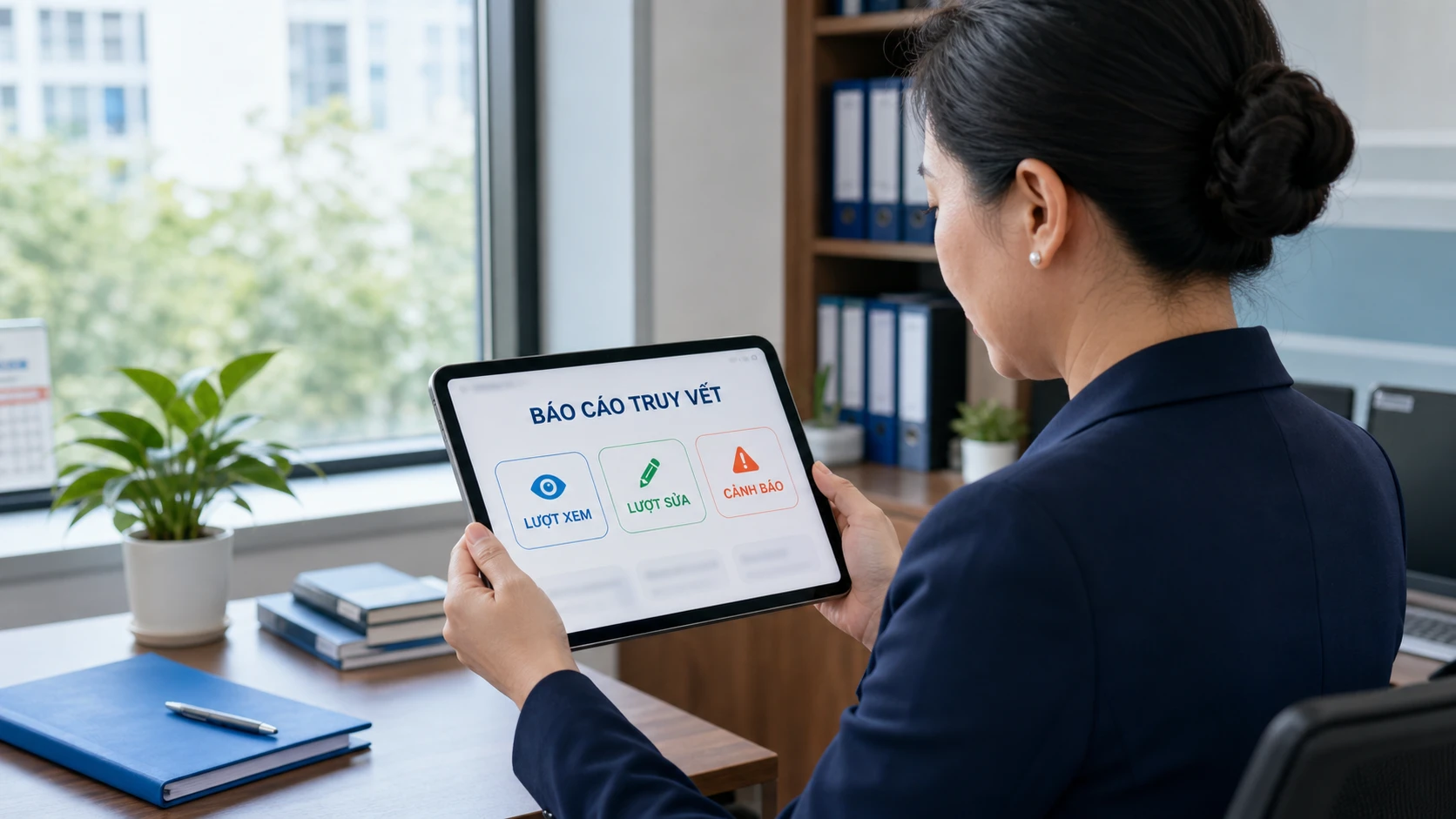 Báo cáo nhật ký truy vết trên phần mềm MyHospital