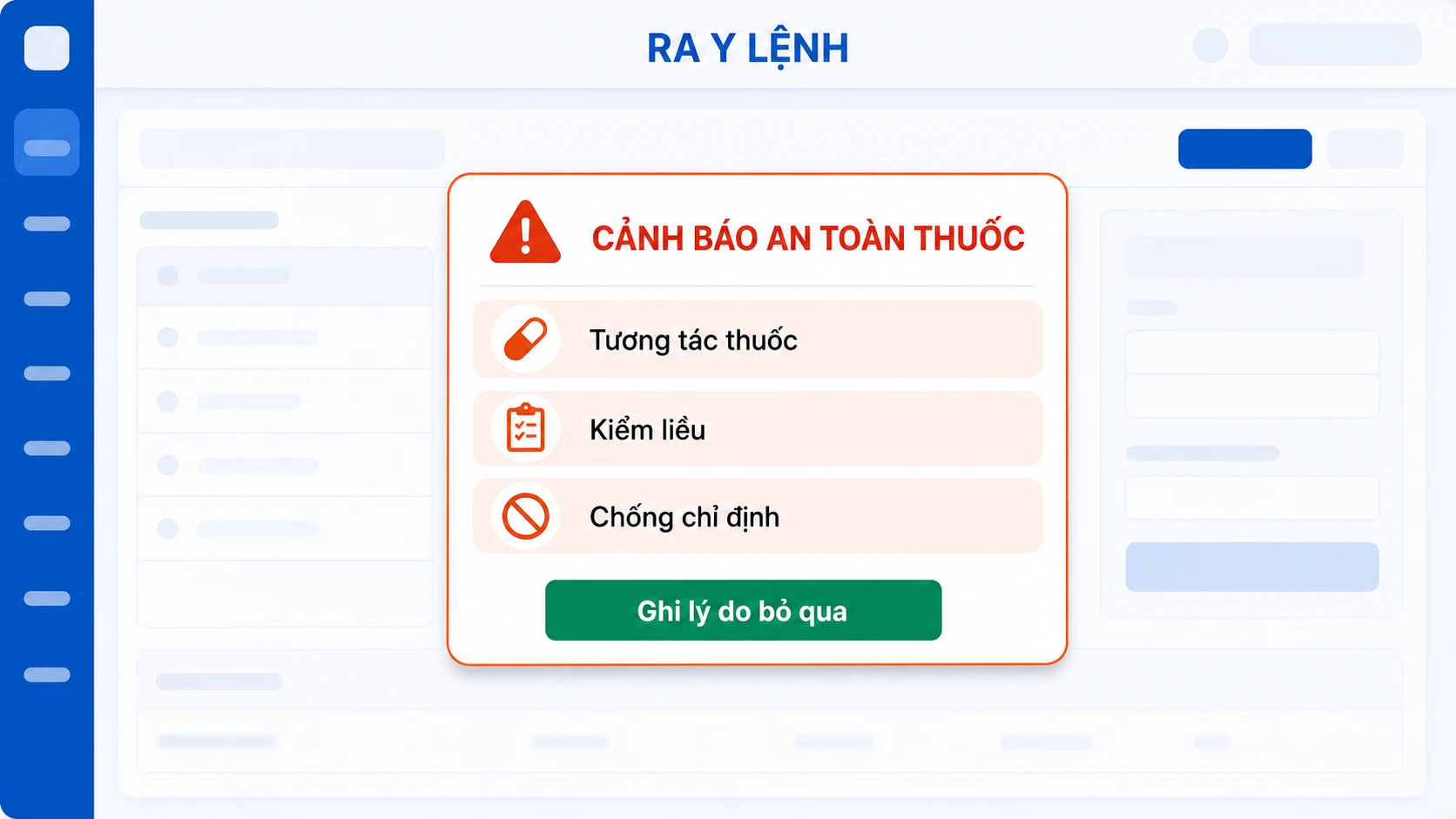 Cảnh báo tương tác thuốc và liều khi bác sĩ ra y lệnh