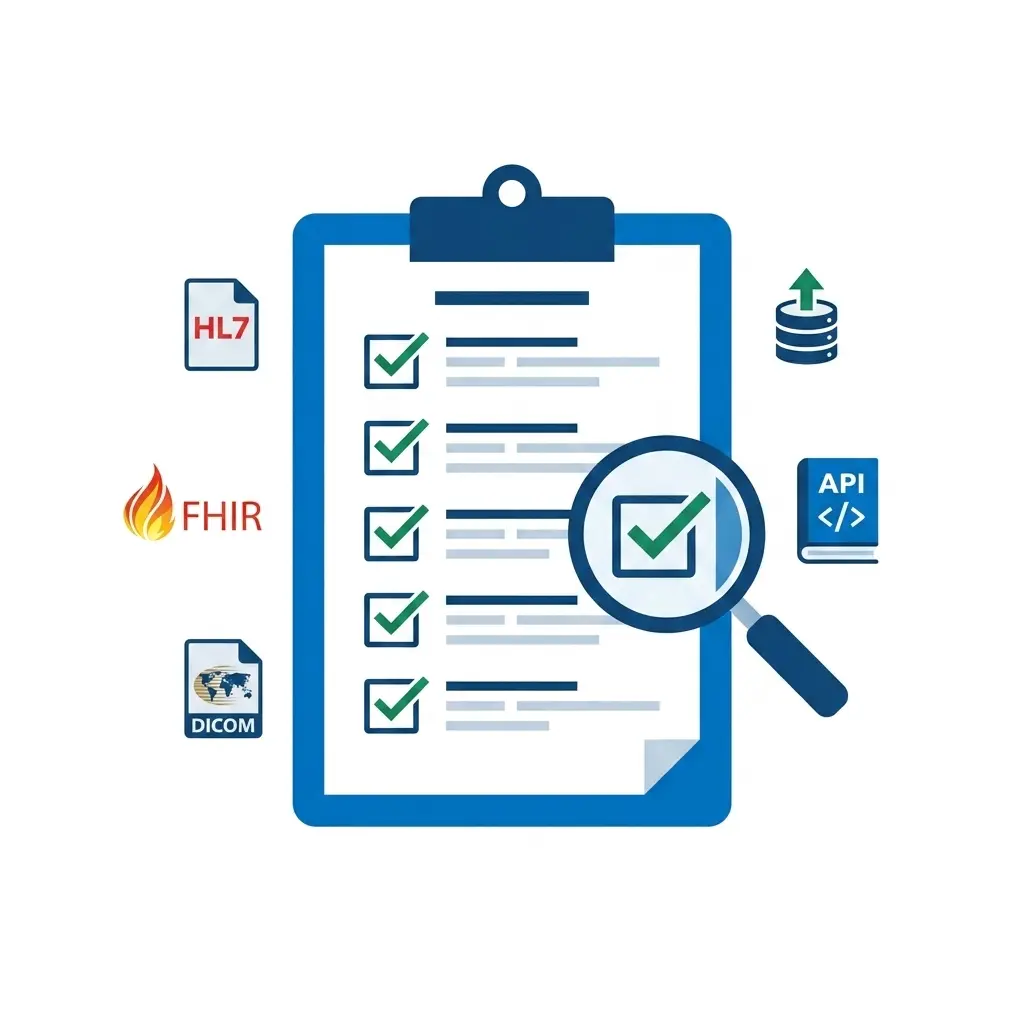 Checklist thẩm định năng lực liên thông HL7 FHIR khi lựa chọn phần mềm quản lý bệnh viện HIS