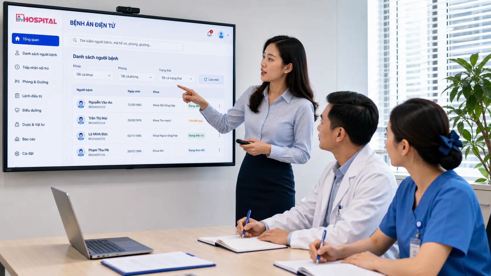 Đào tạo bác sĩ điều dưỡng dùng bệnh án điện tử khi go-live