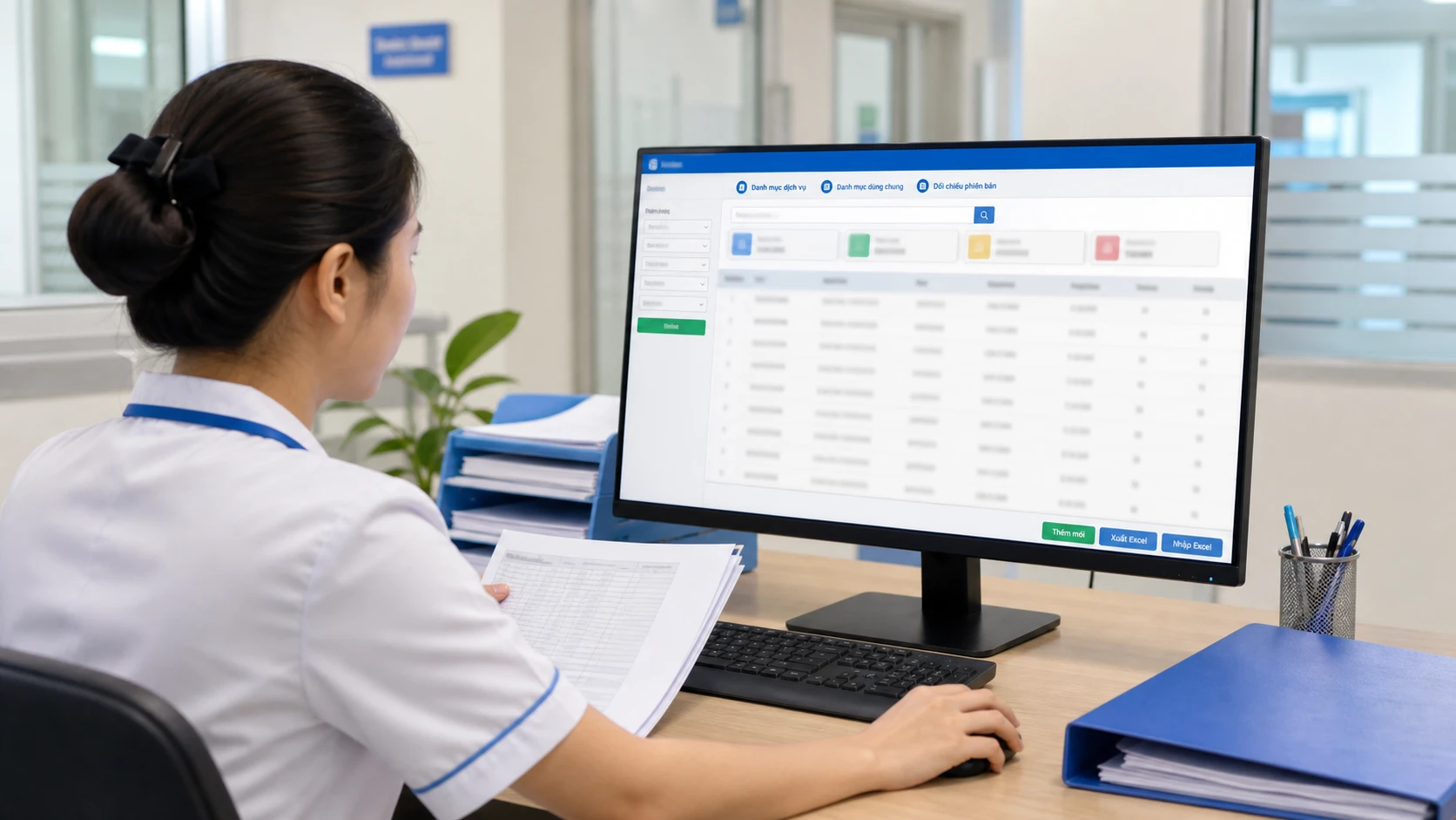 Đối chiếu danh mục dùng chung BHYT trên HIS