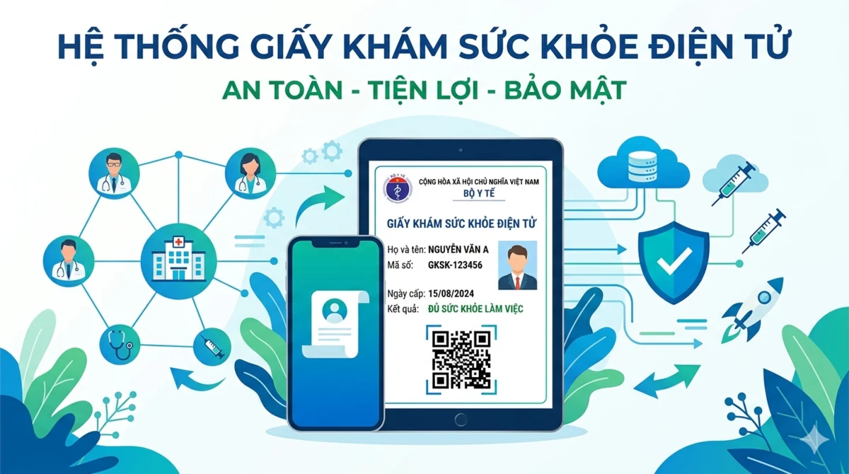Cách Lấy Giấy Khám Sức Khỏe Điện Tử Để Đổi GPLX Online 2026