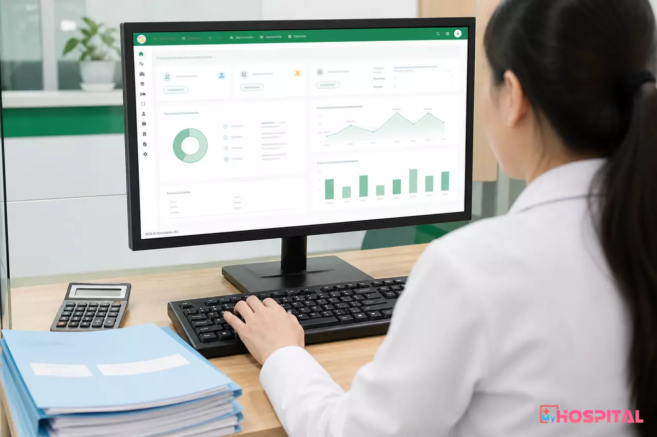Kế toán viện phí bấm gửi file XML BHYT lên Cổng giám định sau khi hoàn tất kiểm tra
