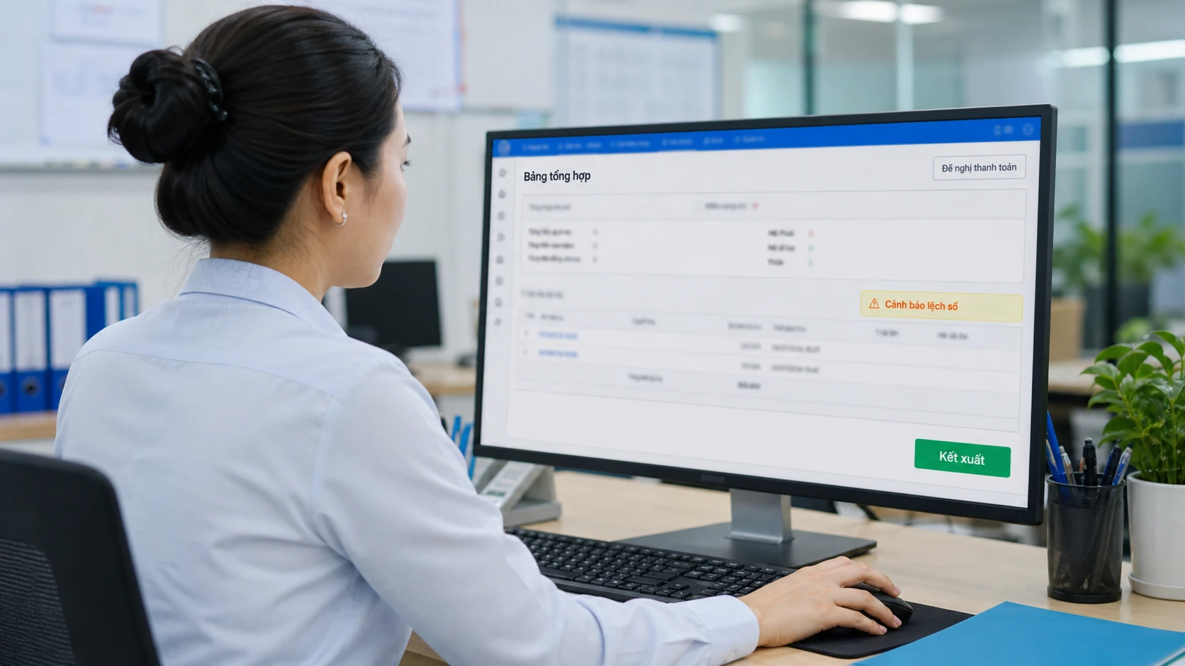 Giao diện HIS kết xuất hồ sơ đề nghị thanh toán BHYT
