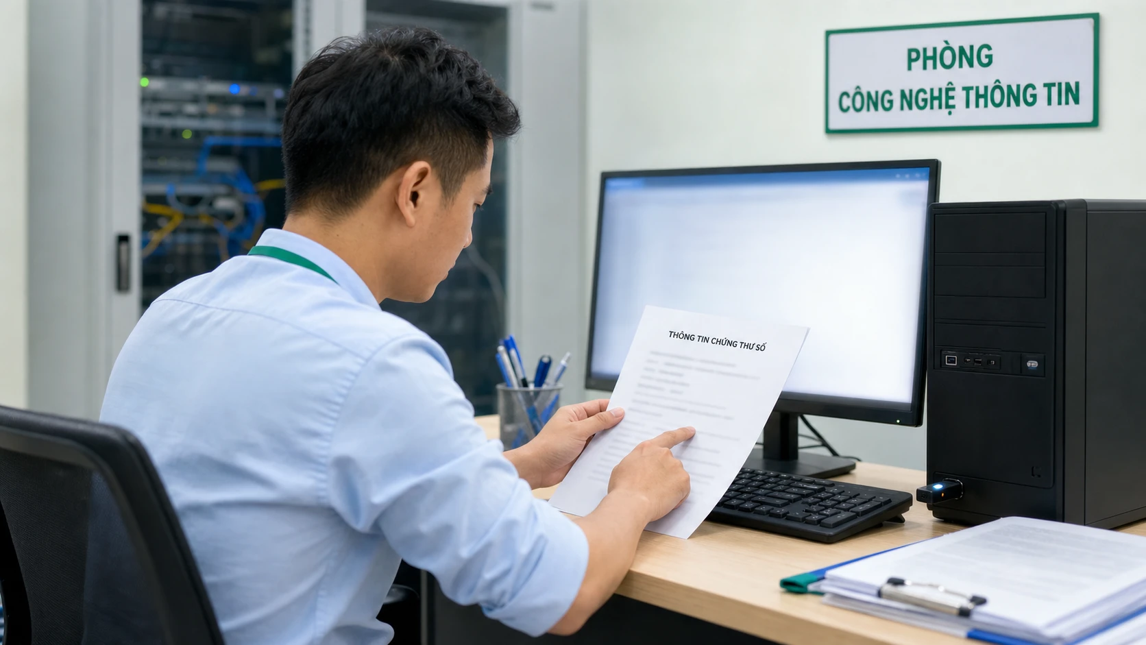 Đối chiếu thông tin chứng thư số của cơ sở