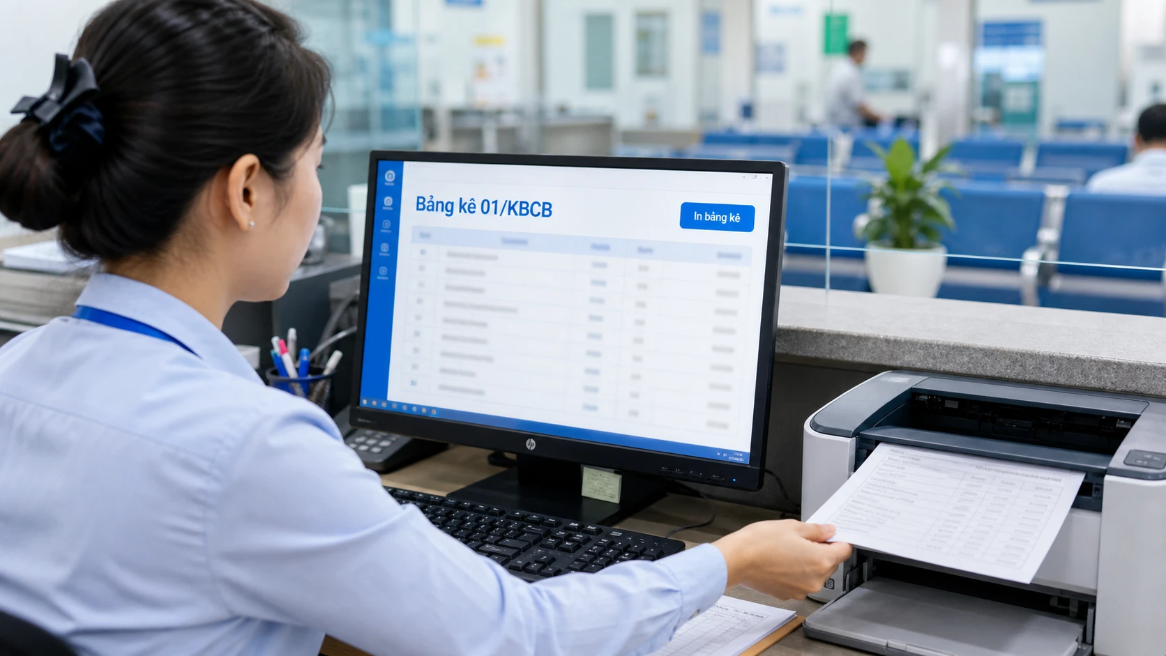 Phần mềm MyHospital tự sinh bảng kê chi phí chuẩn mẫu 01/KBCB