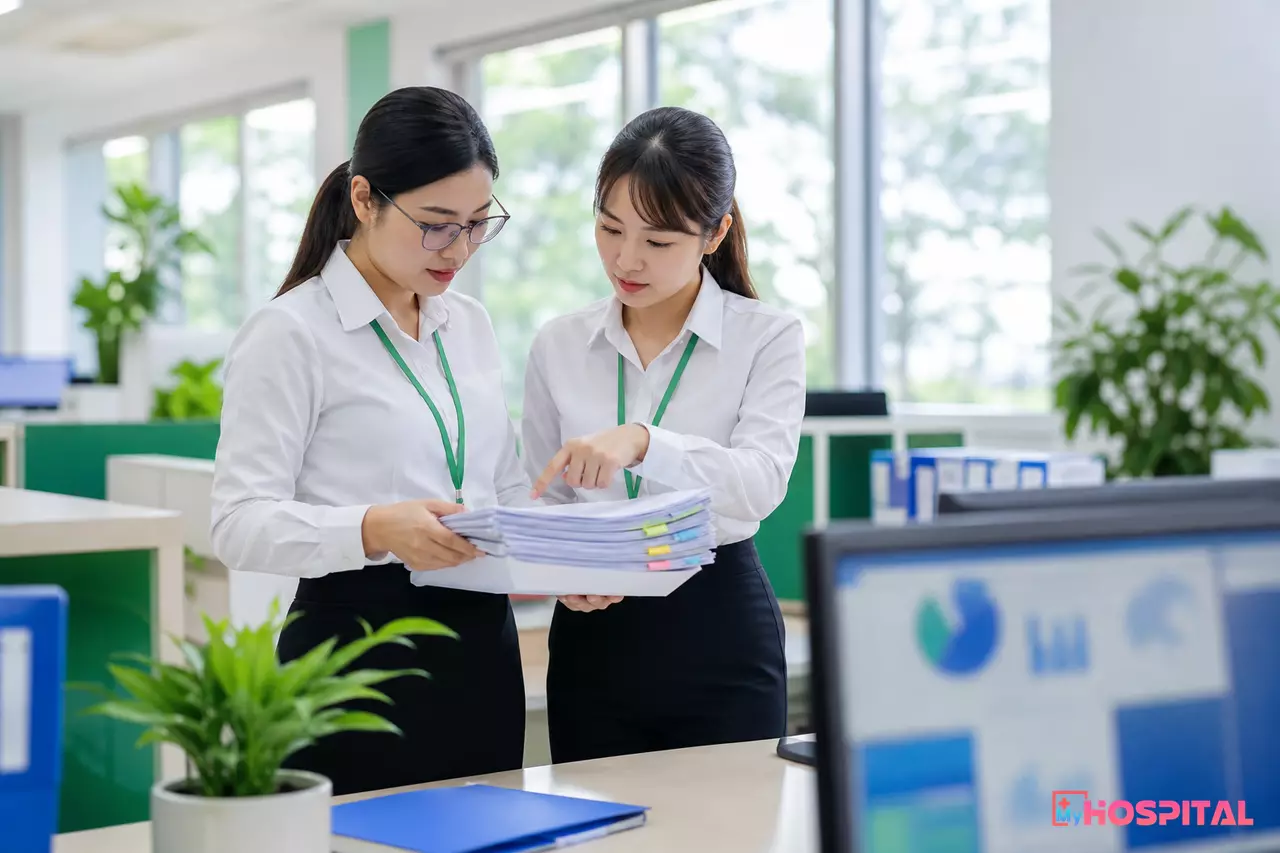 Phòng tài chính kế toán bệnh viện rà soát công nợ BHYT nợ đọng