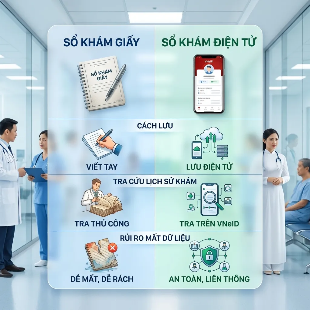 Sổ Khám Bệnh Điện Tử: Bỏ Sổ Giấy, Liên Thông VNeID