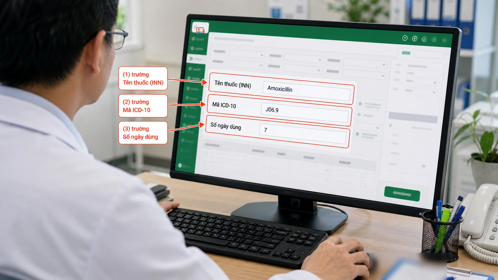 Các trường bắt buộc trên đơn kháng sinh điện tử theo Thông tư 26/2025/TT-BYT