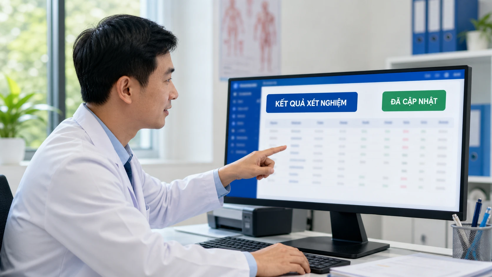 Kết quả cận lâm sàng tự động trả về hồ sơ bệnh án điện tử