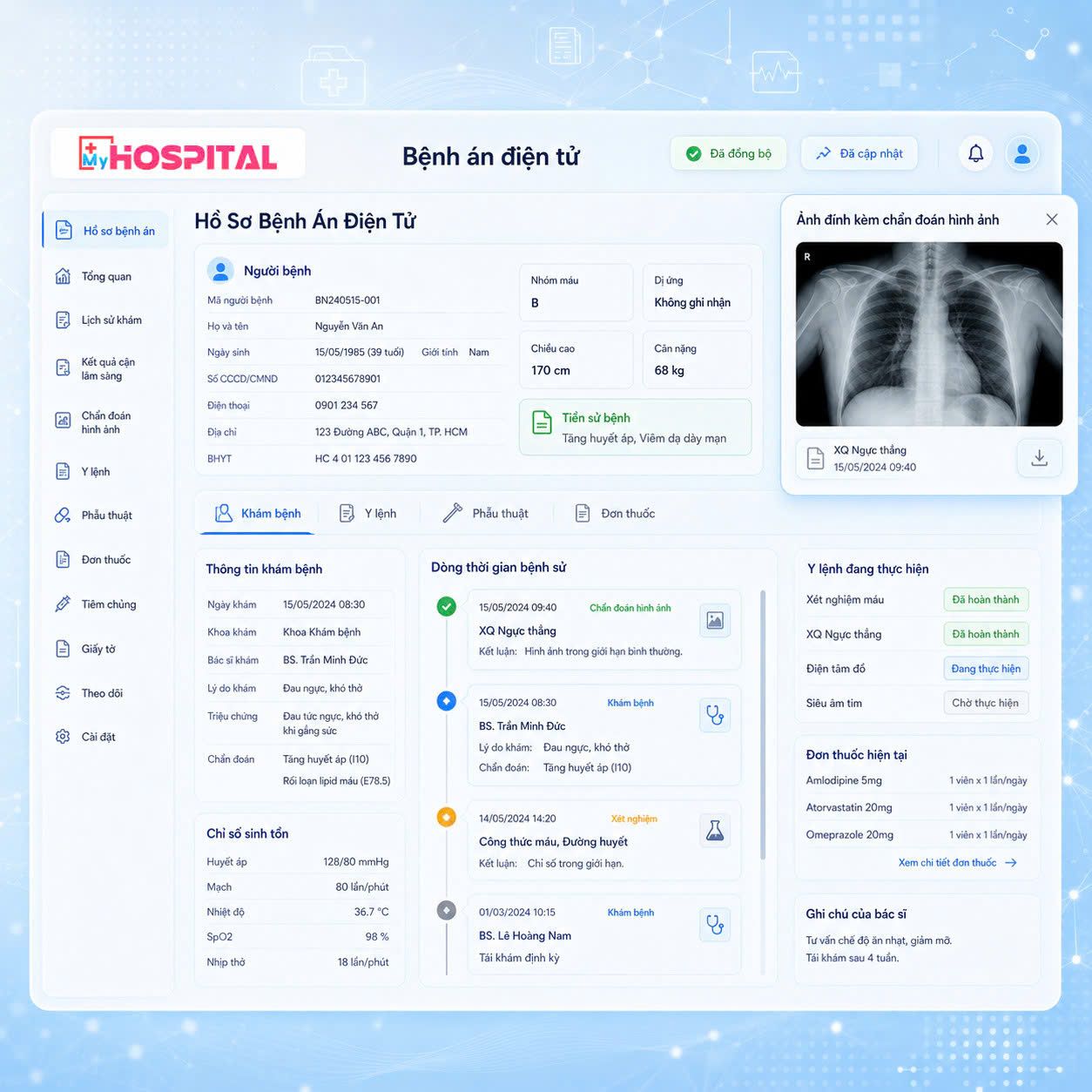 Giao diện EMR
